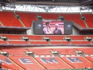 Inside Wembley Stadium